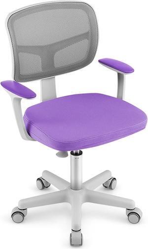 SlickBlue Adjustable Desk Chair with Auto Brake Casters for Kids