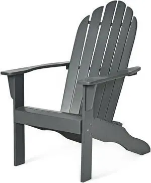 SlickBlue Acacia Wood Outdoor Adirondack Chair with Ergonomic Design