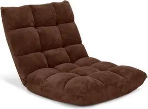 SlickBlue Adjustable 14-position Cushioned Floor Chair