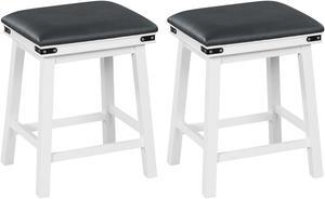 SlickBlue Set of 2 Dining Bar Stools For Home & Living - 24 inches