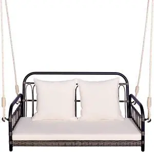 SlickBlue 2-Person Outdoor Hanging Chair with Ropes