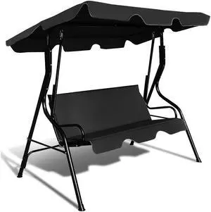 SlickBlue 3 Seats Patio Canopy Swing