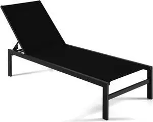 SlickBlue 6-Position Chaise Lounge Chairs with Rustproof Aluminium Frame SlickBlue 6-Position Chaise Lounge Chairs with Rustproof Aluminium Frame