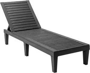 SlickBlue Outdoor Recliner Chair with 5-Position Adjustable Backrest