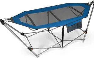 SlickBlue Portable Folding Hammock with Hammock Stand