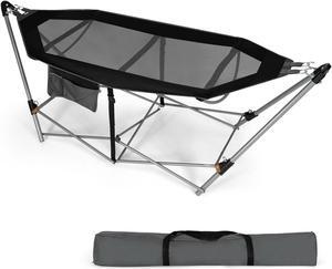 SlickBlue Portable Folding Hammock with Hammock Stand