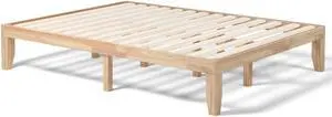 SlickBlue Queen Size 14 Inch Wooden Bed Mattress Frame