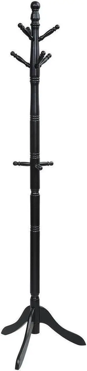 SlickBlue Entryway Height Adjustable Coat Stand with 9 Hooks