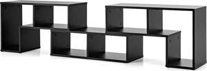 SlickBlue 3 Pieces Adjustable TV Stand for TVs up to 65 Inch with Shelves