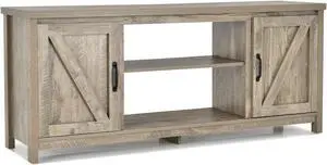 SlickBlue 59 Inches TV Stand Media Console Center with Storage Cabinet