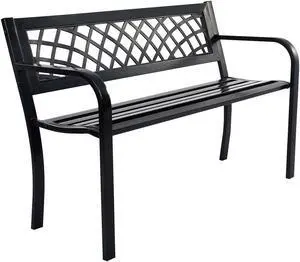 SlickBlue Bench Deck with Steel Frame for outdoor