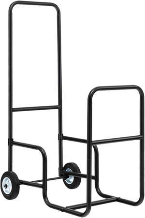 SlickBlue Firewood Log Cart Carrier with Anti-Slip and Wear-Resistant Wheels