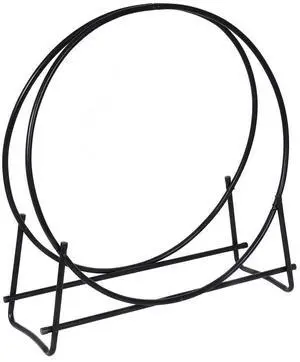 SlickBlue 40-inch Tubular Steel Firewood Storage Rack