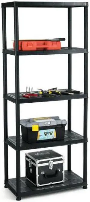 SlickBlue 5-Tier Storage Shelving Unit Heavy Duty Rack for Kitchen Room Garage to Save Space