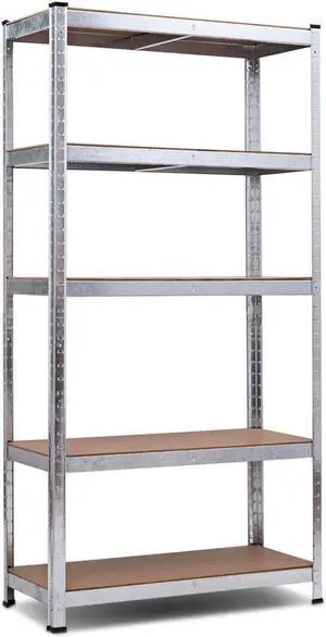 SlickBlue 72 Inch Storage Rack with 5 Adjustable Shelves for Books Kitchenware