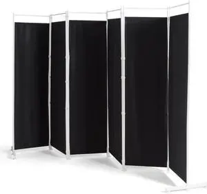 SlickBlue 6-Panel Room Divider Folding Privacy Screen