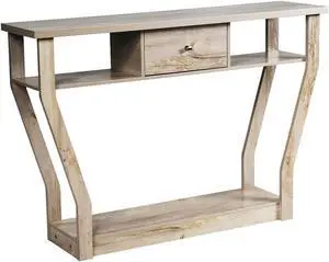 SlickBlue Console Hall Table with Storage Drawer and Shelf