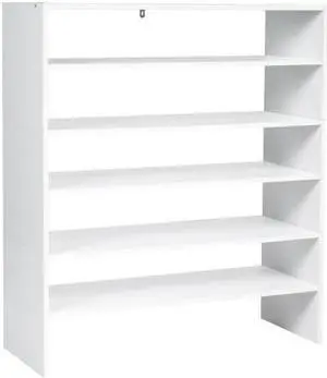 SlickBlue 3 Pieces 31-Inch Stackable Multi-Shape Shoe Rack