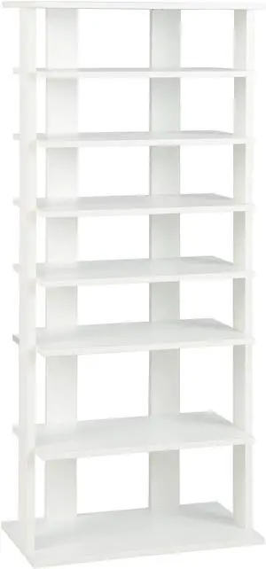 SlickBlue 7-Tier Dual Shoe Rack Free Standing Shelves Storage Shelves Concise