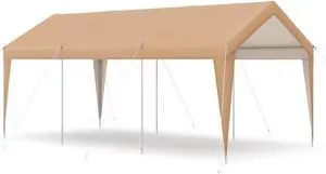 SlickBlue 10 x 20 Feet Patio Heavy Duty  All-Weather Carport-without Sidewall