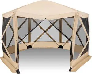 SlickBlue 11.5 X 11.5 FT Pop-up Screen House Tent with Portable Carrying Bag