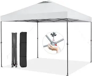 SlickBlue 10 x 10 Feet Foldable Outdoor Instant Pop-up Canopy with Carry Bag
