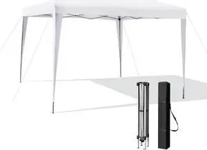 SlickBlue 10 x 10 Feet Outdoor Pop-up Patio Canopy for  Beach and Camp
