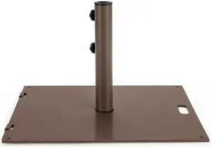 SlickBlue Portable 50 lbs Umbrella Base Stand with Handle and Wheels for Patio Square
