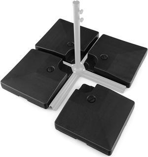 SlickBlue 4-Piece 20L Cantilever Offset Patio Umbrella Base