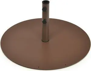 SlickBlue 29.5 Inch Outdoor Steel Umbrella Base Stand for Backyard and Poolside