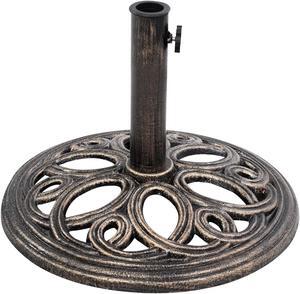 SlickBlue 23 Pounds 17 3/4 Inch Round Umbrella Base Stand