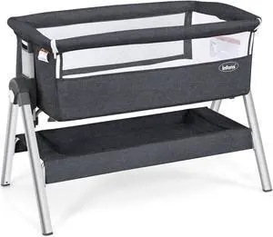 SlickBlue Portable Baby Bedside Sleeper with Adjustable Heights and Angle