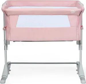 SlickBlue Travel Portable Baby Bed Side Sleeper  Bassinet Crib with Carrying Bag
