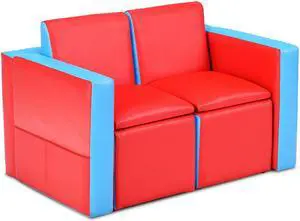 SlickBlue Multi-functional Kids Sofa Table Chair Set