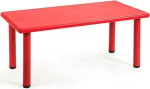 SlickBlue Kids Plastic Rectangular Learn and Play Table