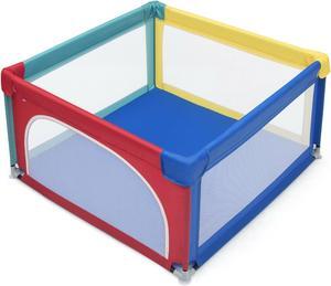 SlickBlue Large Safety Play Center Yard with 50 Balls for Baby Infant
