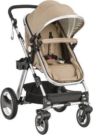 SlickBlue Folding Aluminum Baby Stroller Baby Jogger with Diaper Bag