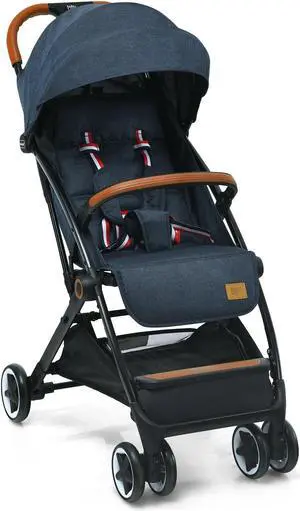 SlickBlue Lightweight Aluminium Frame Baby Stroller with Net
