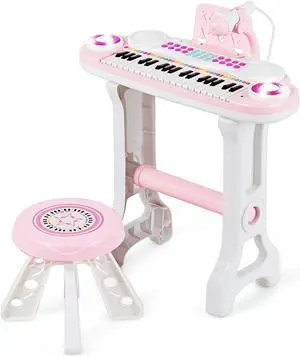 SlickBlue 37-key Kids Electronic Piano Keyboard Playset