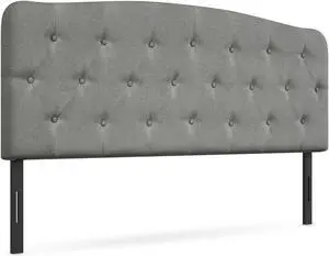 SlickBlue Faux Linen Headboard with Adjustable Heights