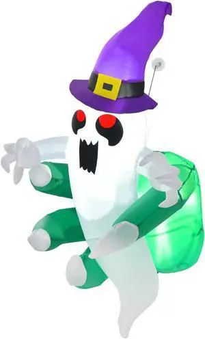 SlickBlue Halloween Inflatable Ghost Broke Out from Window