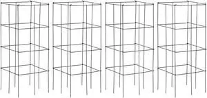 SlickBlue 4 Pack Garden Trellis for Climbing Plants for Flower Vegetable