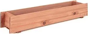 SlickBlue Wooden Decorative Planter Box for Garden Yard and Window