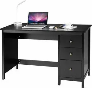 SlickBlue 3-Drawer Home Office Study Computer Desk with Spacious Desktop