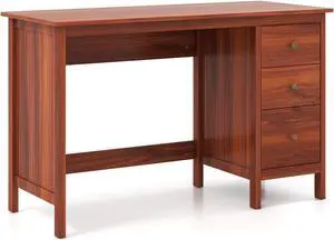 SlickBlue 3-Drawer Home Office Study Computer Desk with Spacious Desktop