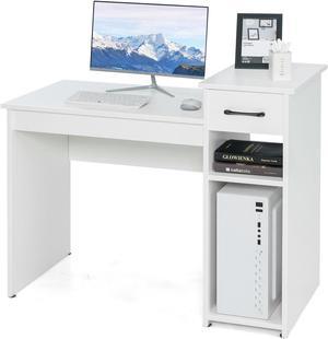 SlickBlue Computer Desk PC Laptop Table with Drawer and Shelf