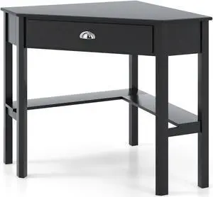 SlickBlue Corner Wooden Piece Laptop Computer Desk