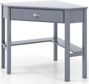 SlickBlue Corner Wooden Piece Laptop Computer Desk