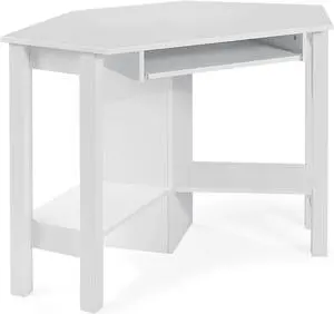 SlickBlue Wooden Study Computer Corner Desk with Drawer