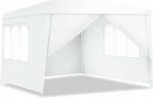 SlickBlue Outdoor Side Walls Canopy Tent with 4 Removable Sidewalls